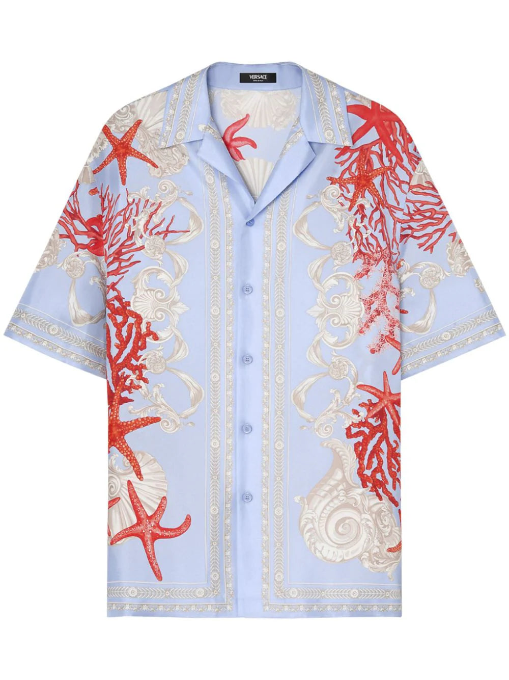 Versace  Barocco Sea silk shirt