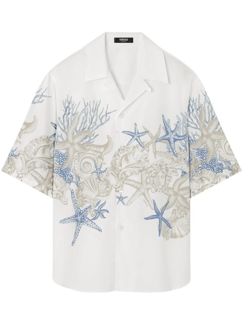 Versace Barocco Sea cotton shirt