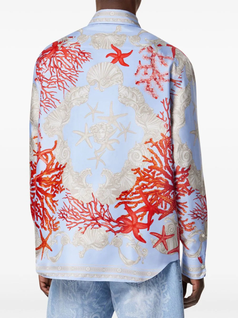 Versace Barocco Sea reversible shirt