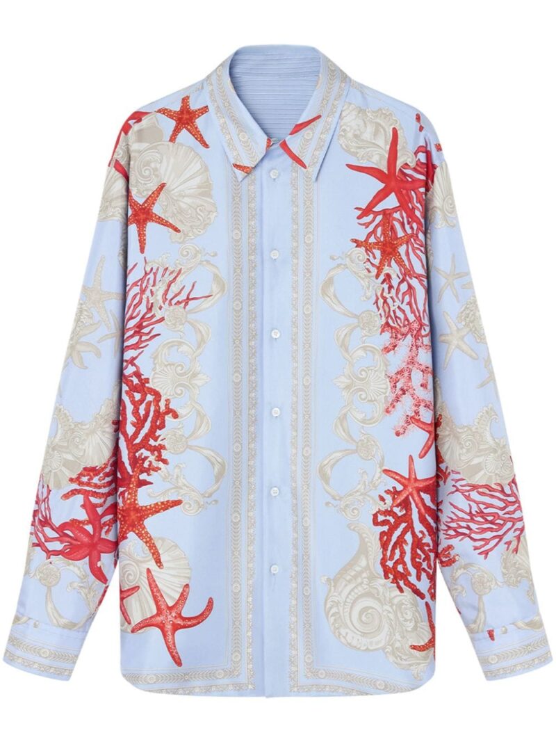 Versace Barocco Sea reversible shirt