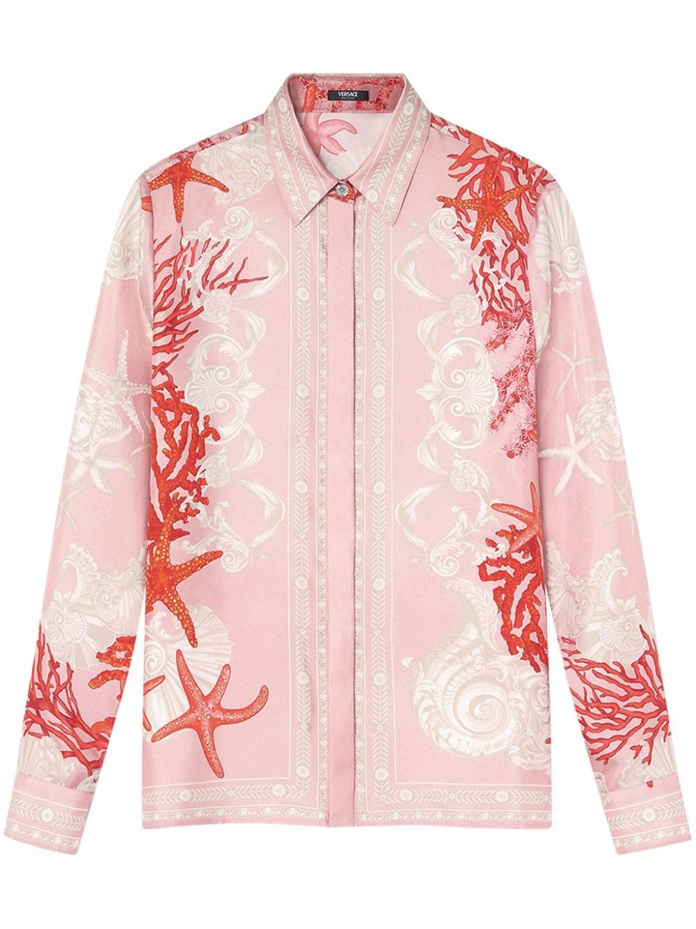 Versace  Barocco Sea silk shirt
