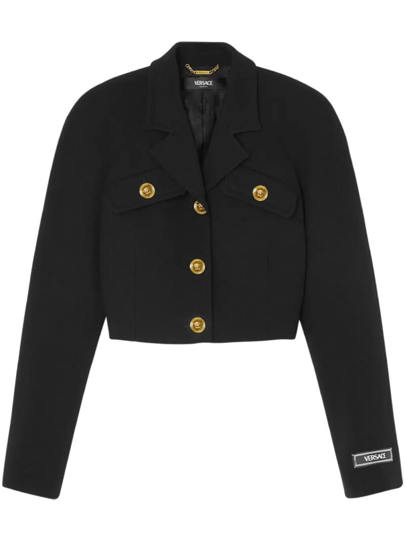 Versace  Medusa Head-buttons cropped jacket