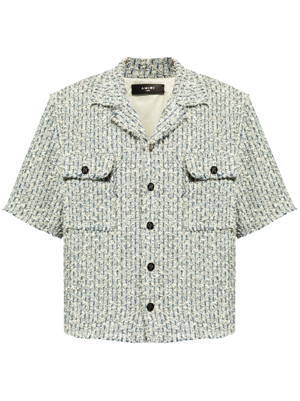 AMIRI logo-engraved button shirt