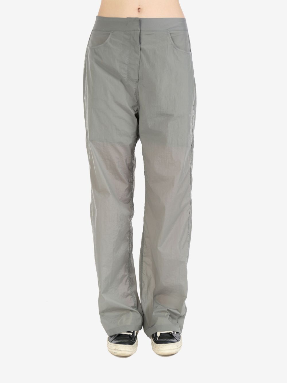 Amomento reversible flared trousers