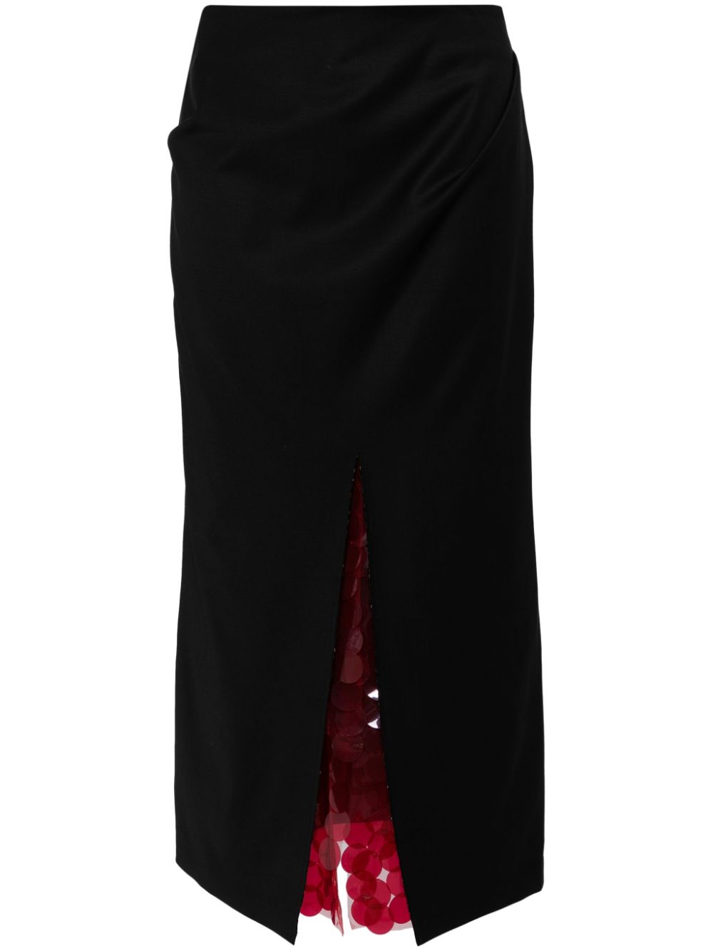 16Arlington  Zure sequin-underlay midi skirt