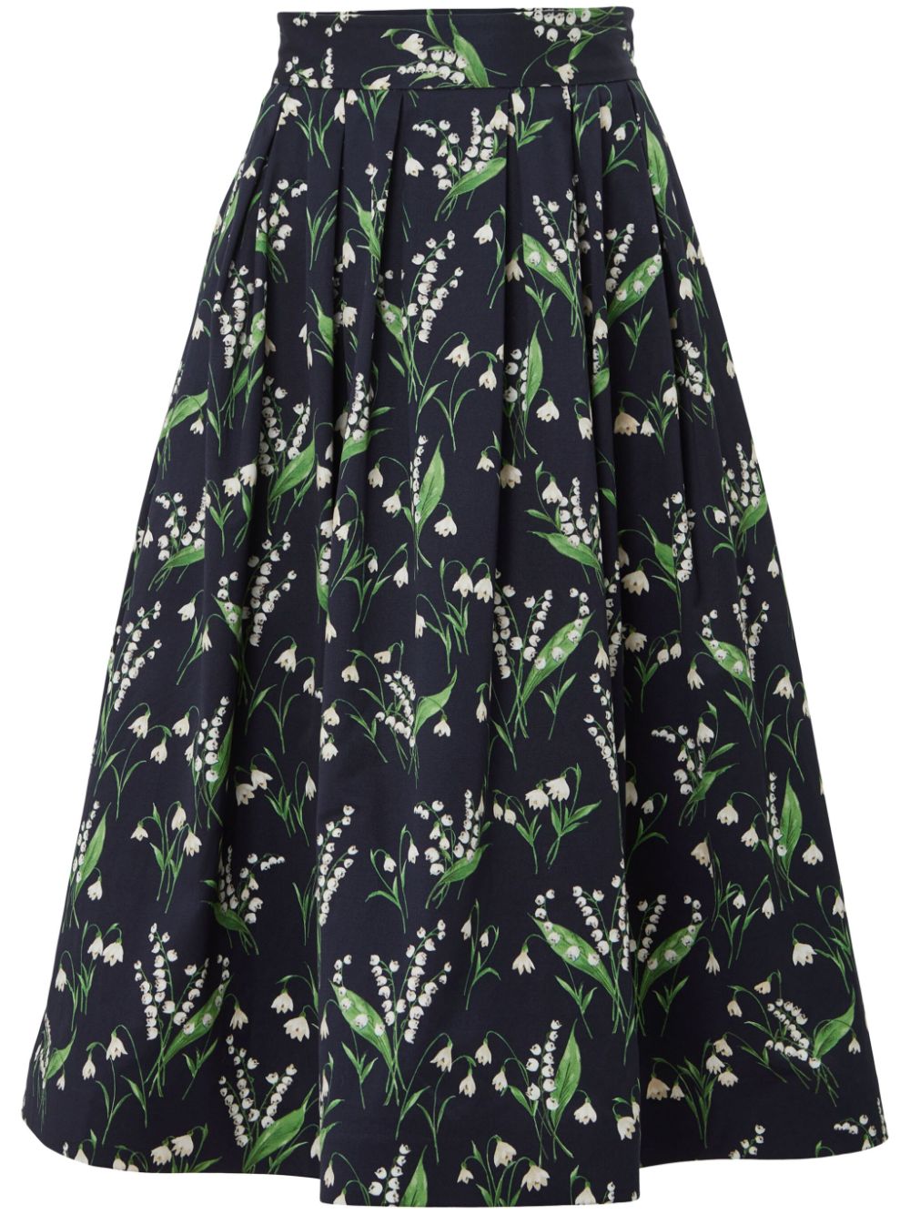 Carolina Herrera  floral-print full midi skirt