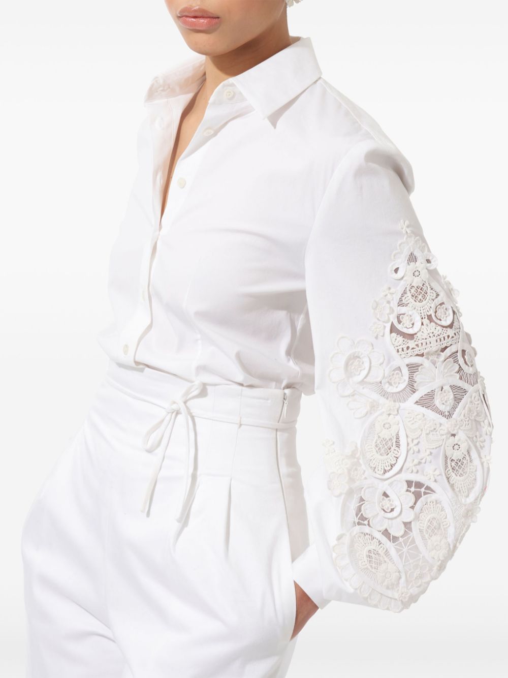 Carolina Herrera cropped wide-leg trousers