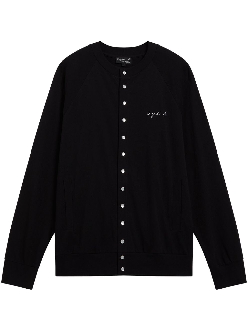 agnès b.  Bronze cotton cardigan