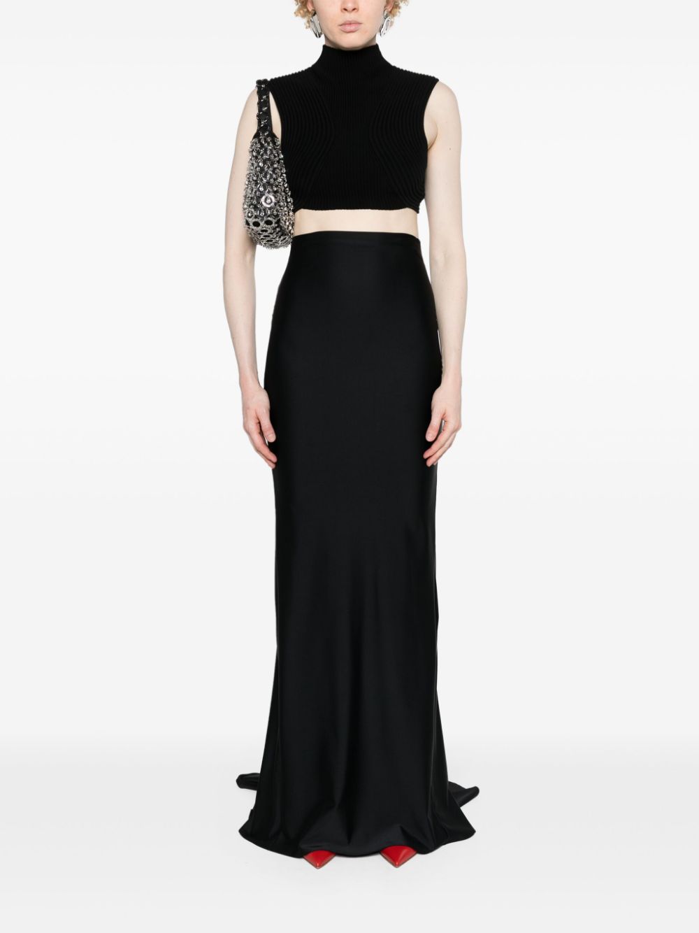 Atu Body Couture fishtail maxi skirt