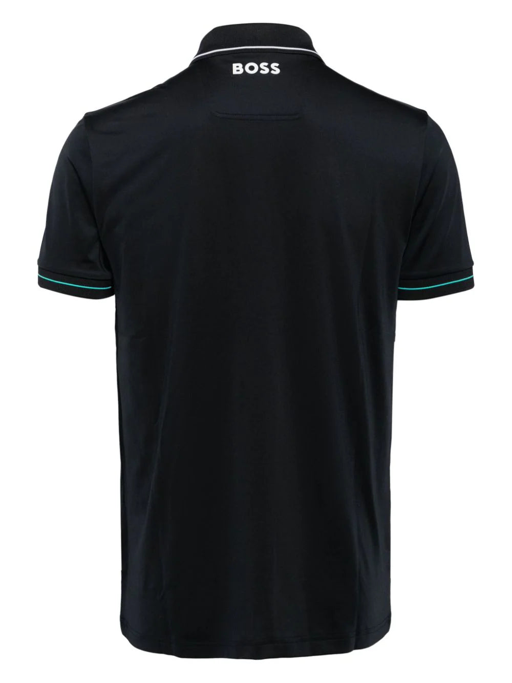 BOSS  logo-print polo shirt