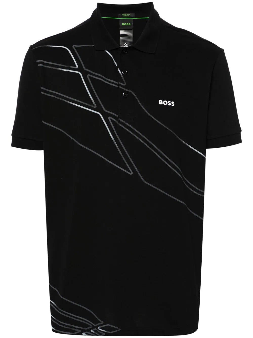 BOSS  logo-appliqué polo shirt