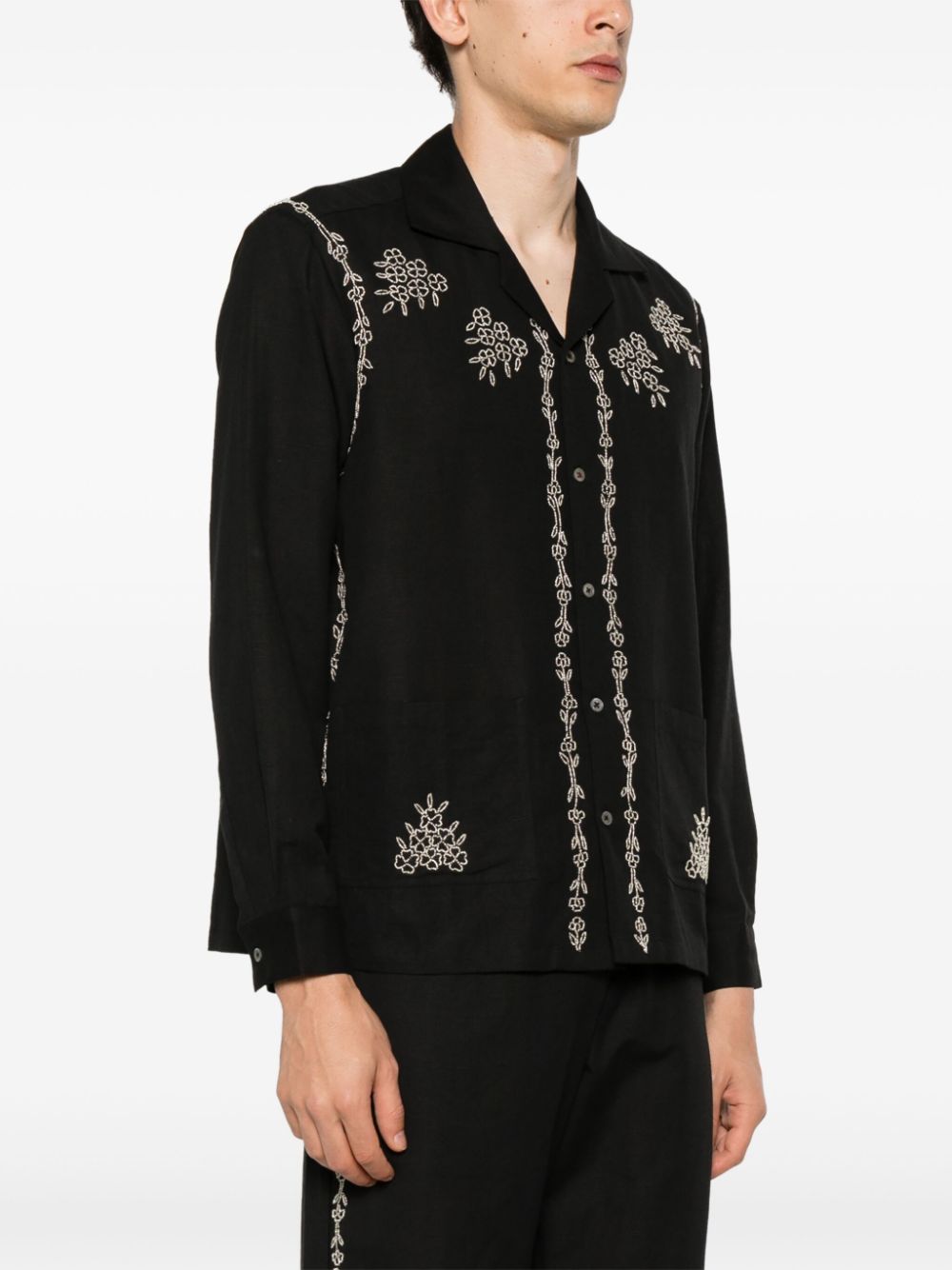 Baziszt  Grape beaded shirt