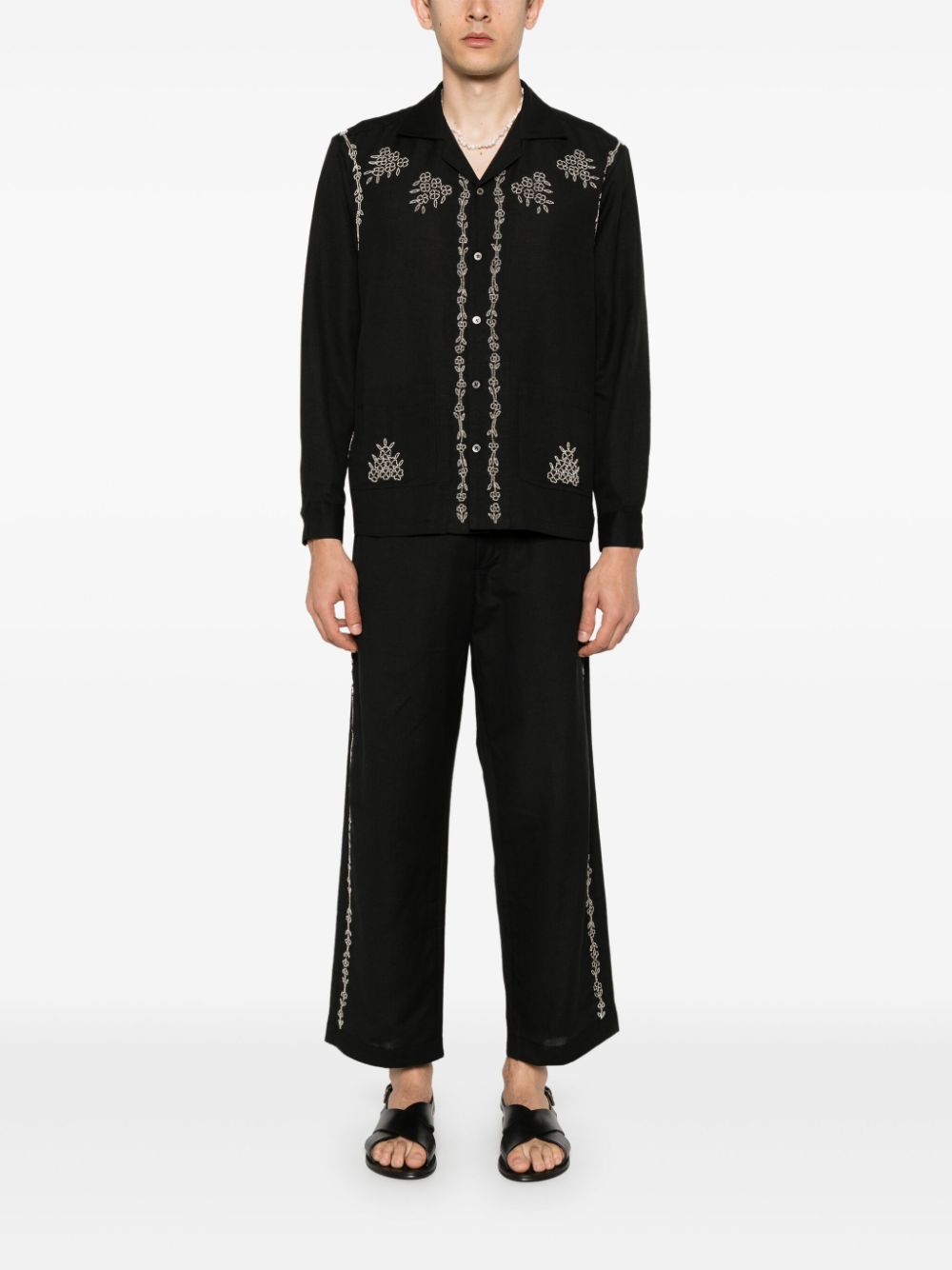 Baziszt  Grape beaded shirt