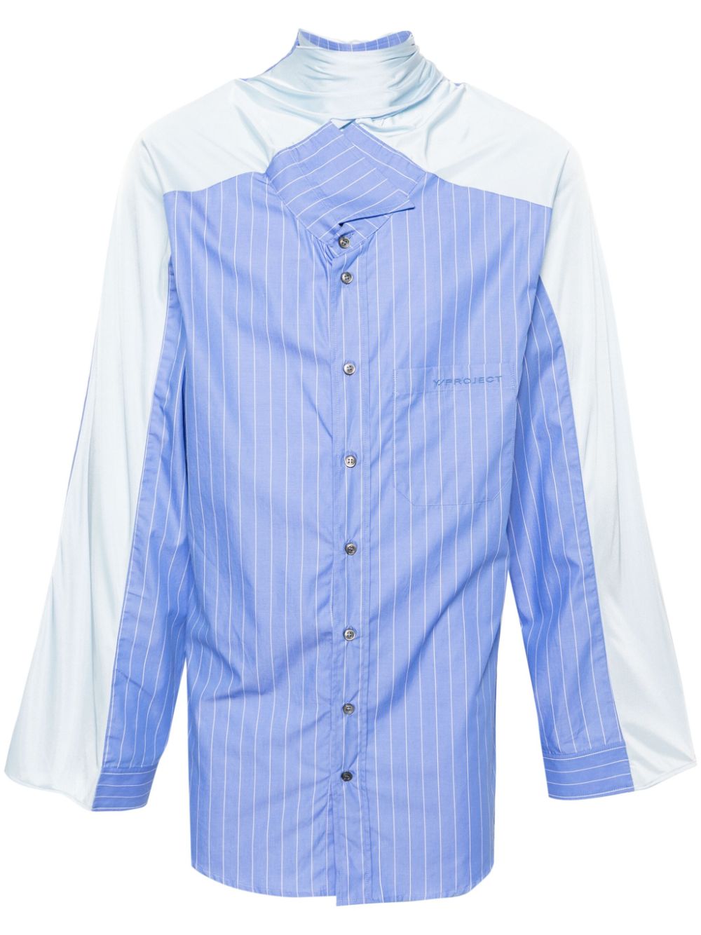 Y/Project  scarf-detail cotton shirt