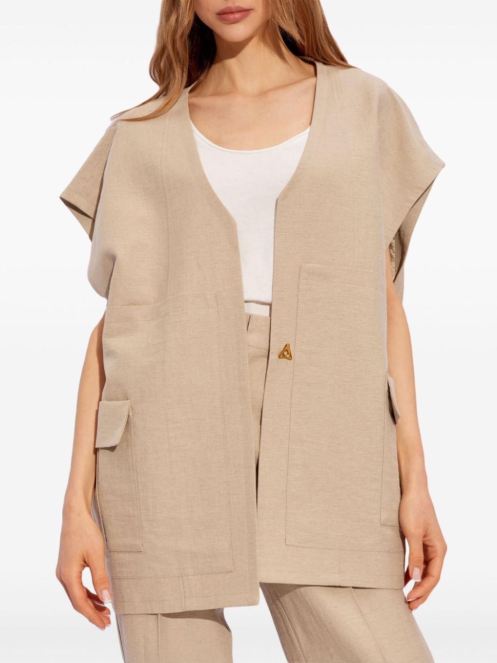 AERON  Clearwater open-front waistcoat
