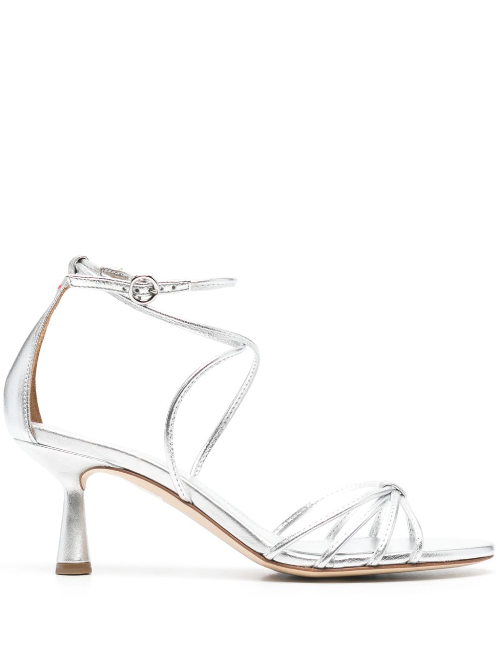 Aeyde Luella 65mm metallic sandals