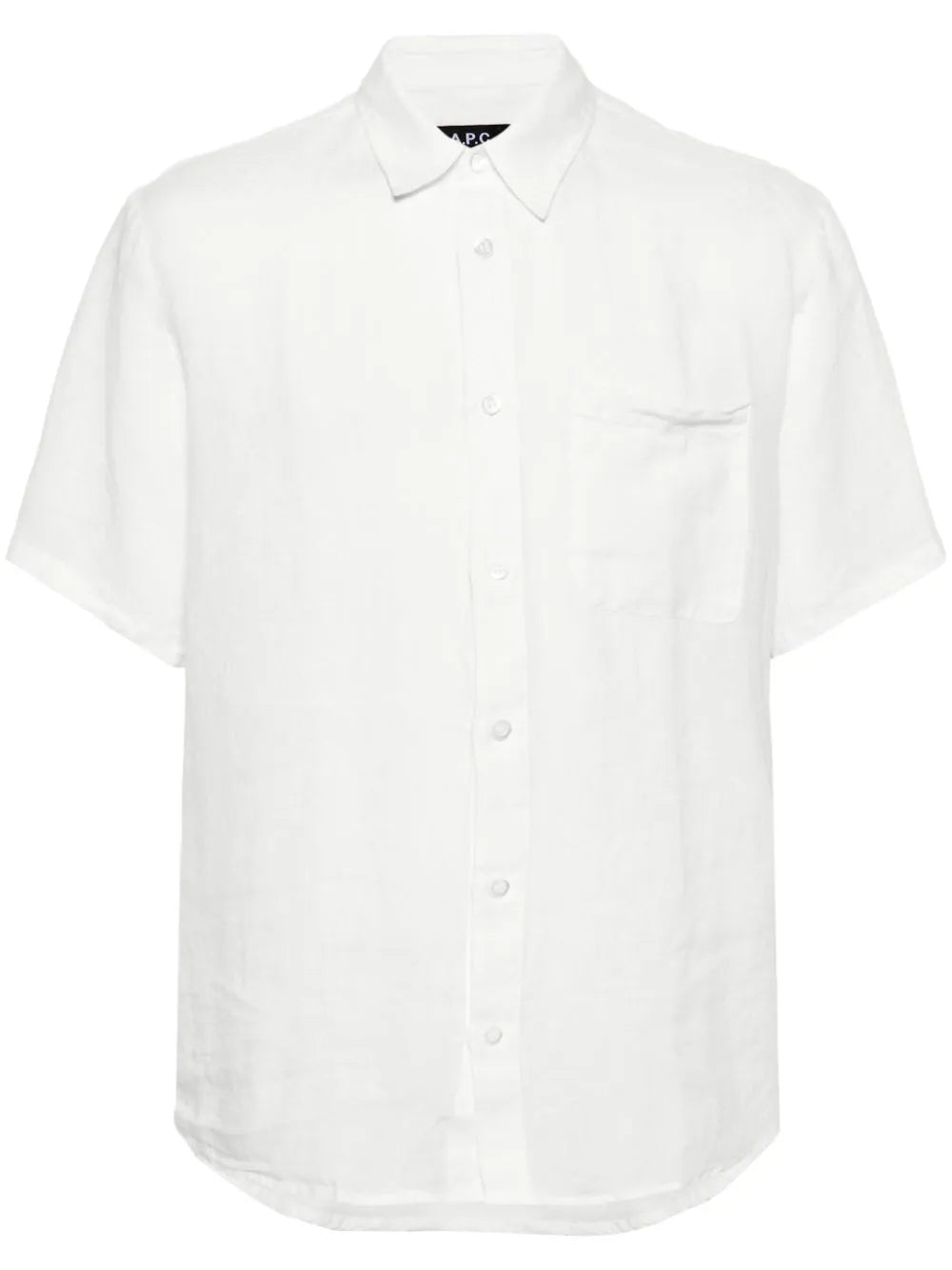 A.P.C.  chest-pocket linen shirt