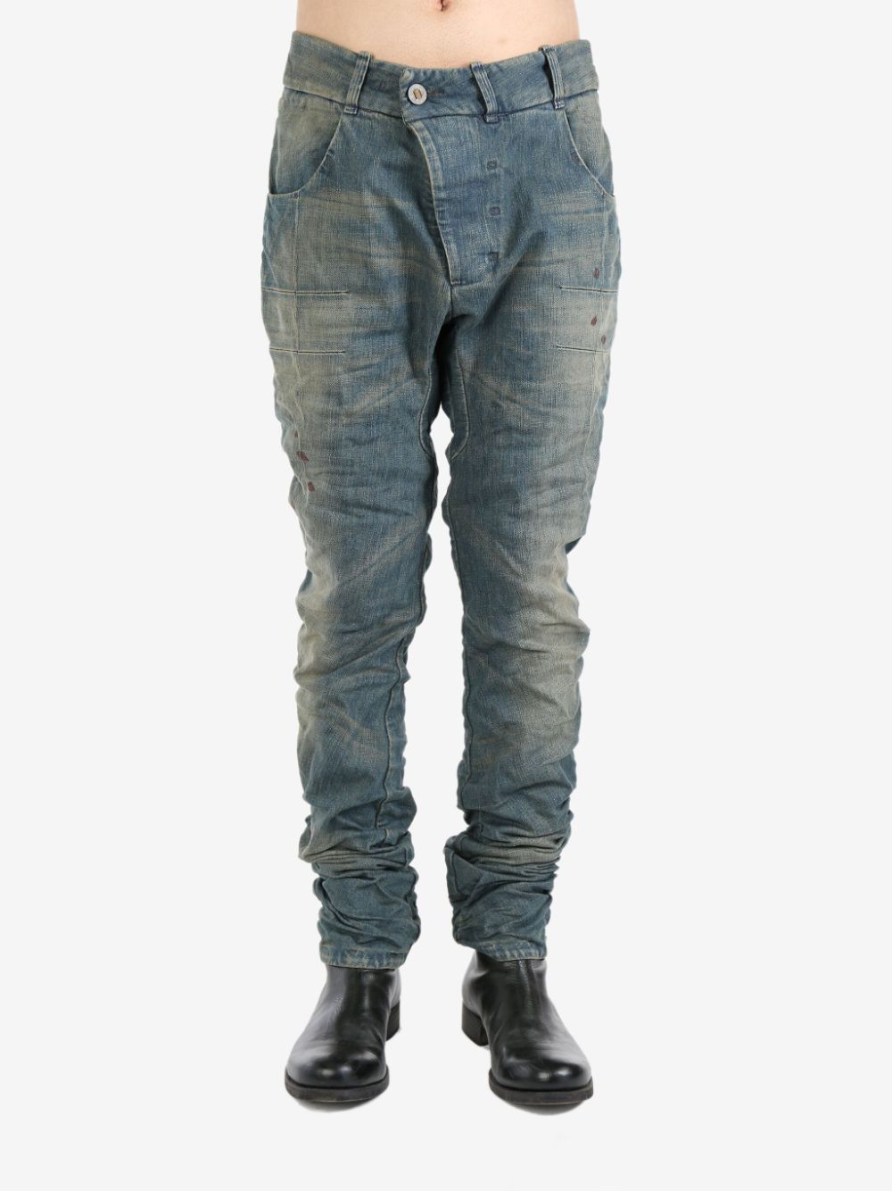 Boris Bidjan Saberi  mid-rise slim-fit jeans