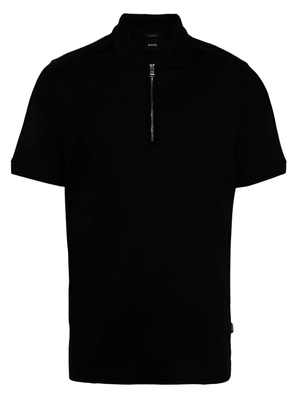 BOSS  zip-up polo shirt