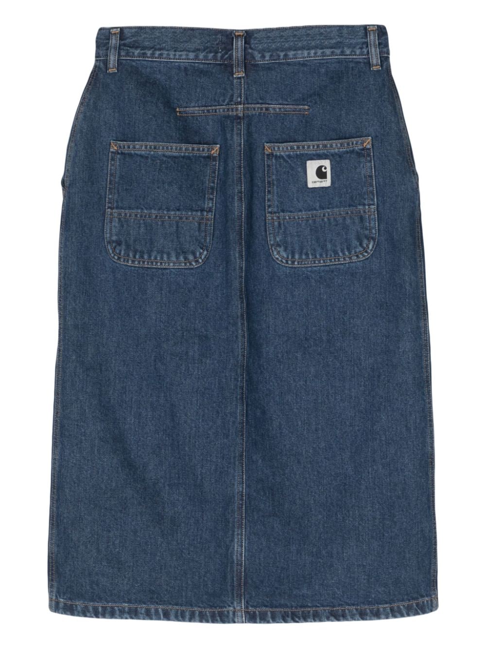 Carhartt WIP Colby denim midi shirt