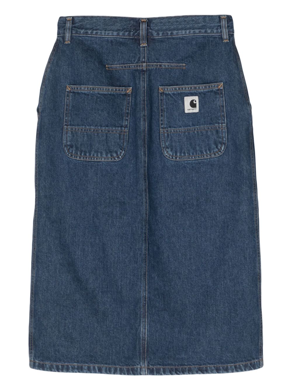 Carhartt WIP Colby denim midi shirt