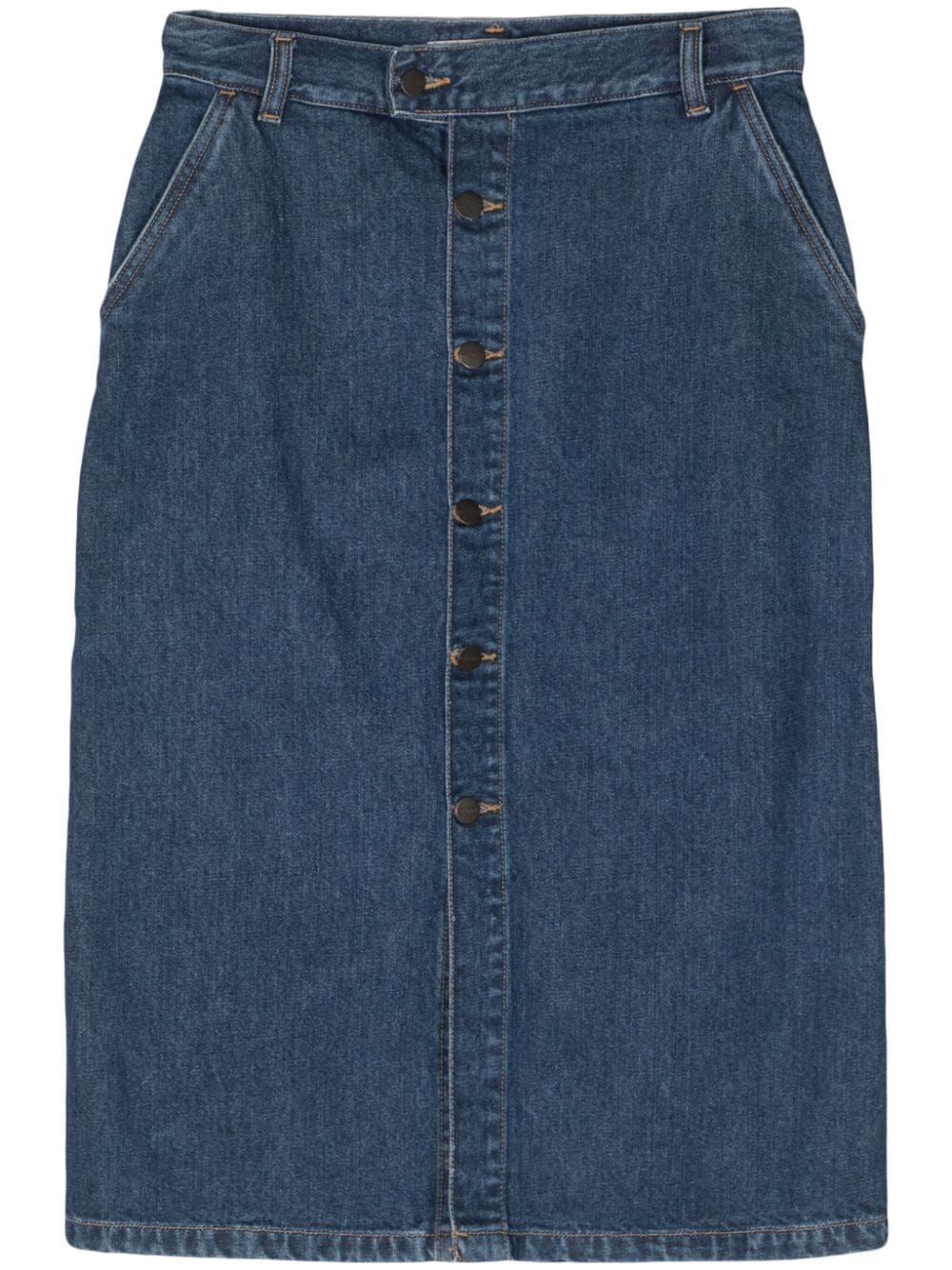 Carhartt WIP  Colby denim midi shirt