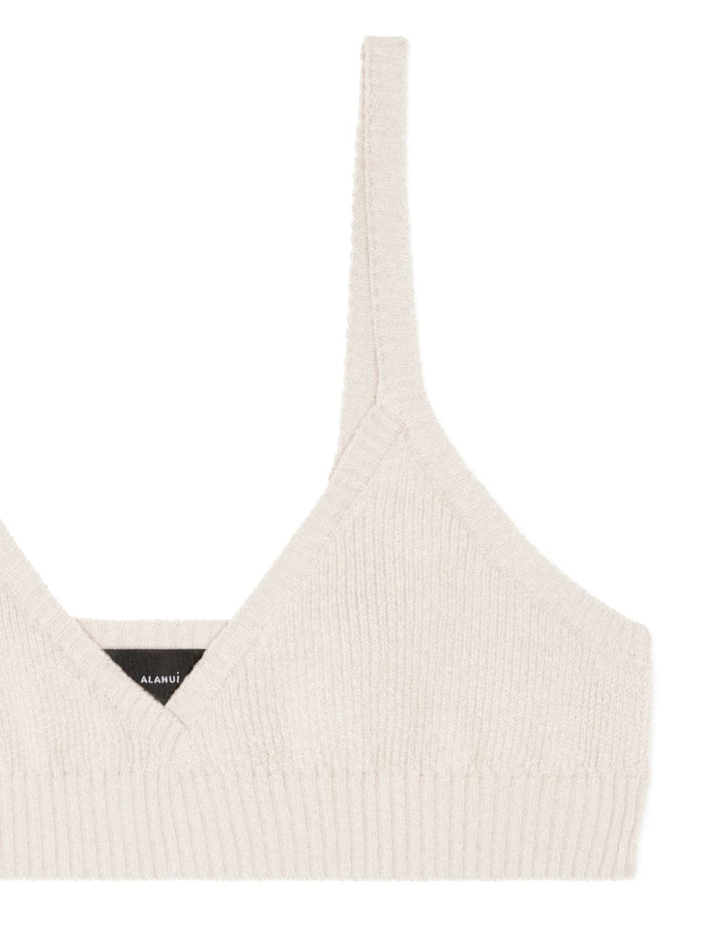 Alanui  knitted cashmere bralette