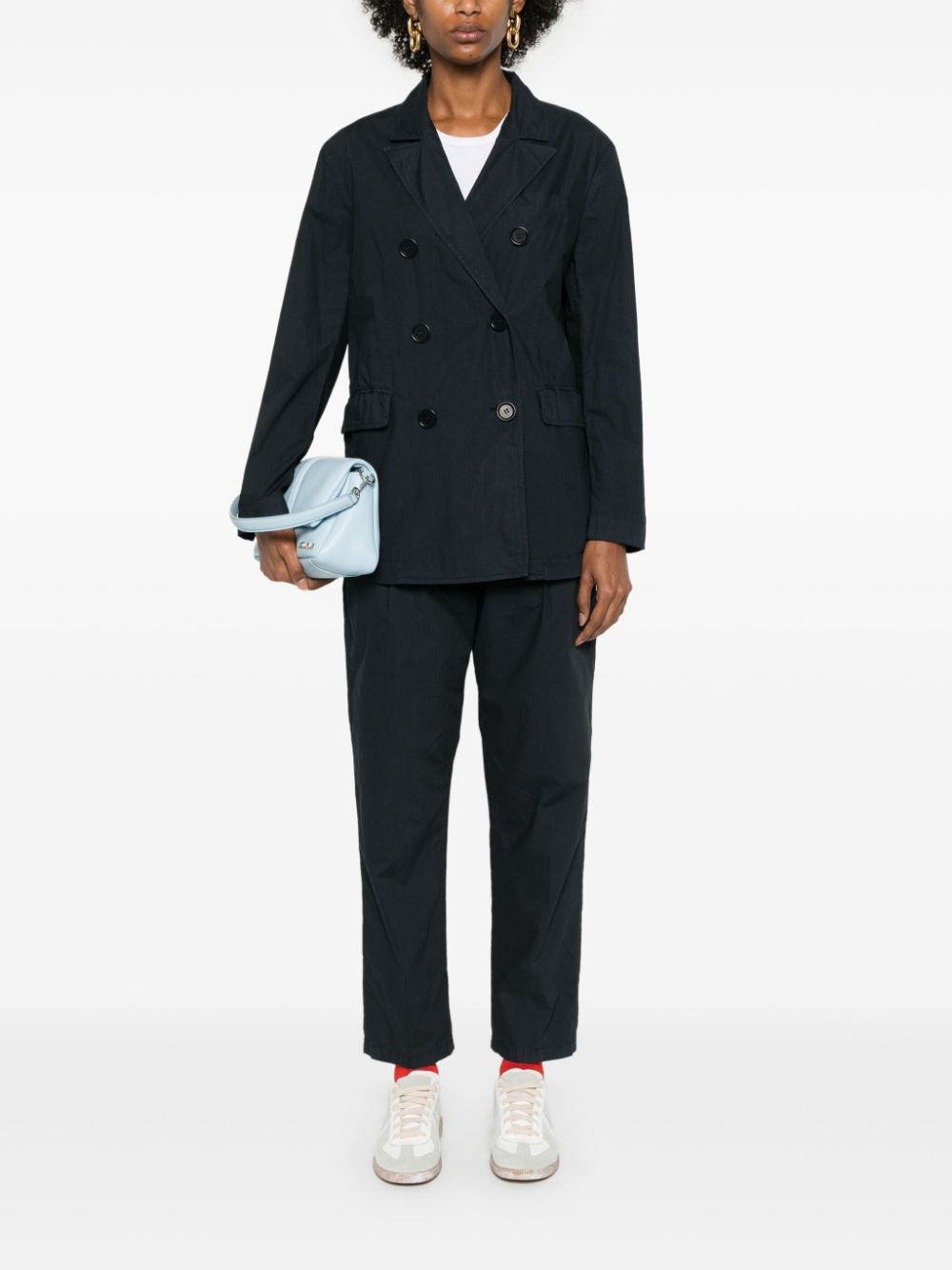 ASPESI double-breasted cotton blazer