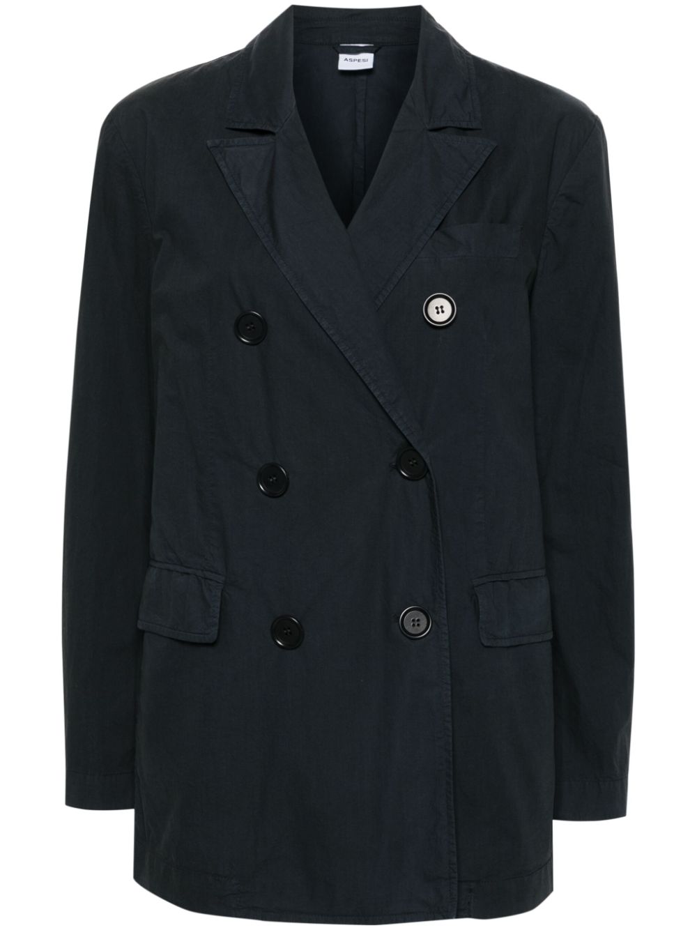 ASPESI  double-breasted cotton blazer