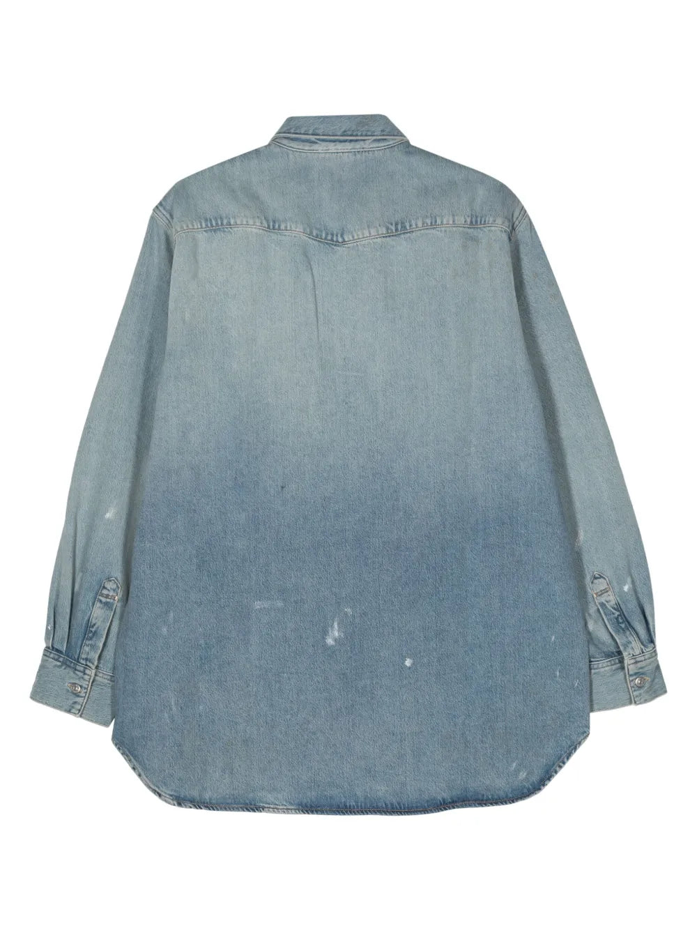 Acne Studios paint-splatter denim shirt