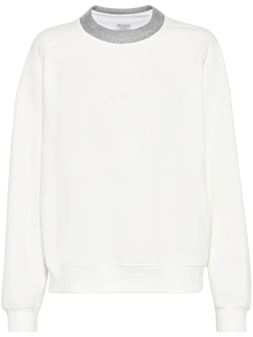 Brunello Cucinelli  Monili-chain cotton sweatshirt