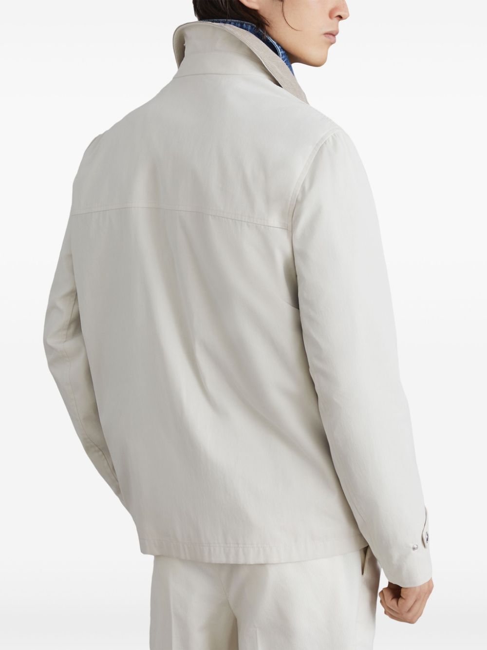 Brunello Cucinelli  water-resistant shirt jacket