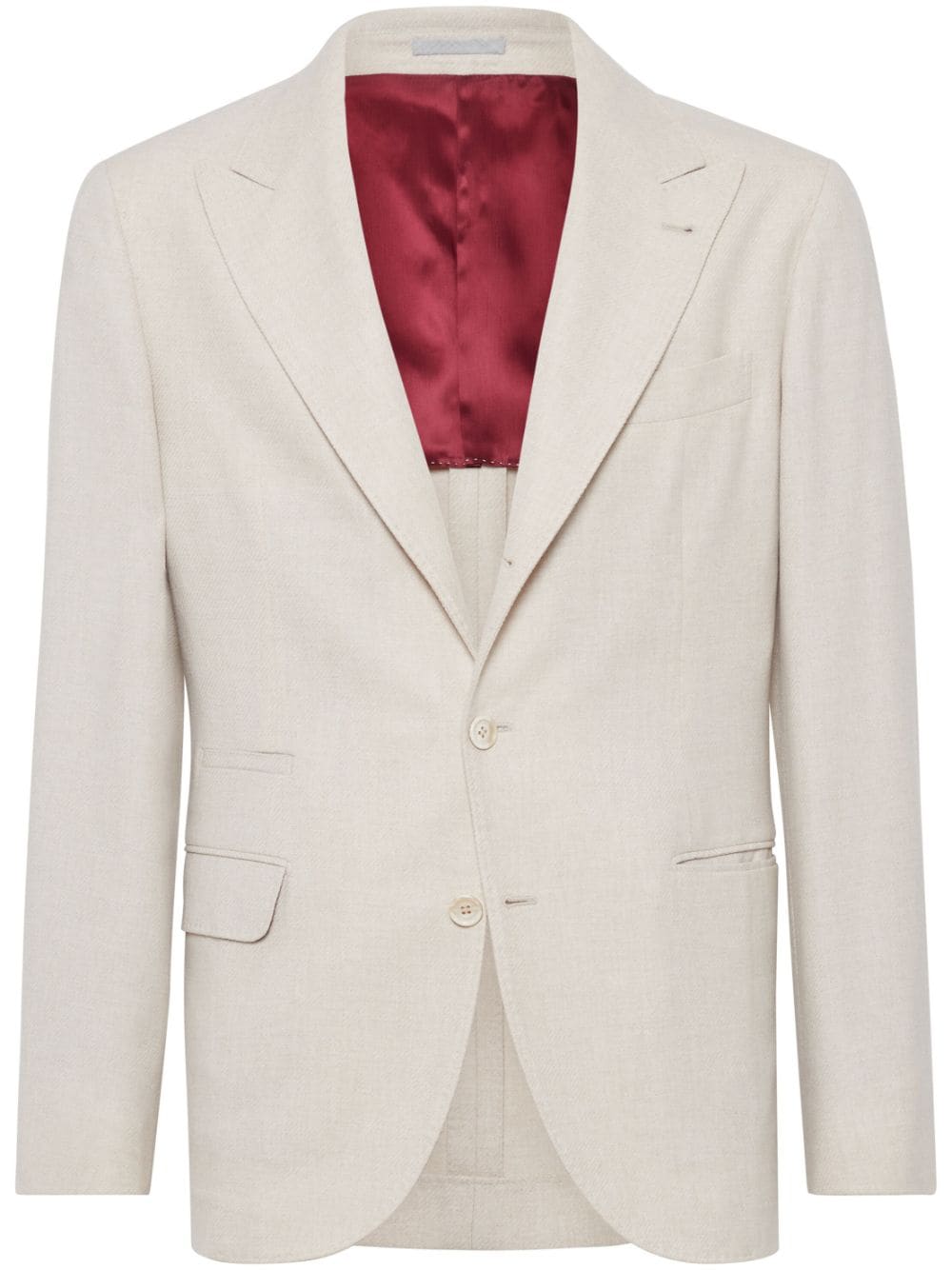 Brunello Cucinelli  single-breasted wool blazer
