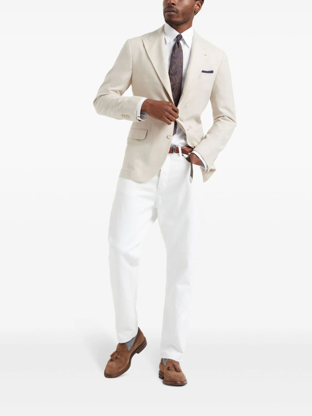 Brunello Cucinelli  single-breasted wool blazer