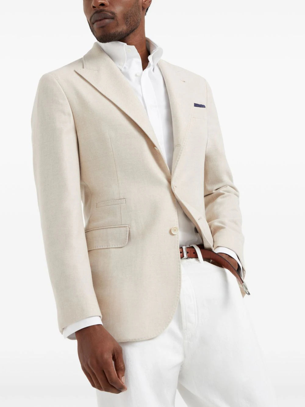 Brunello Cucinelli  single-breasted wool blazer