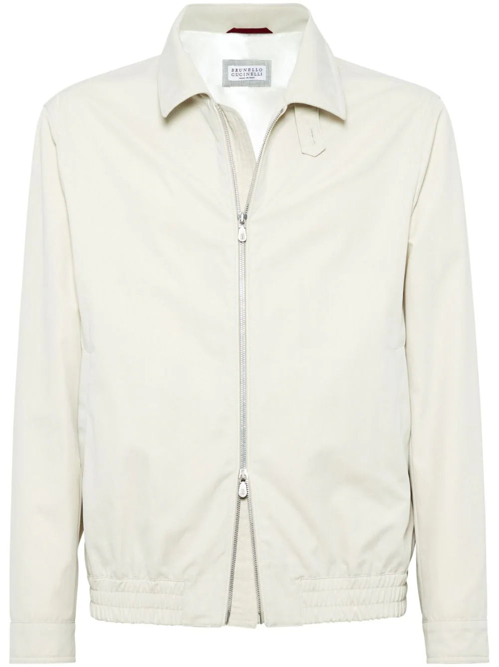 Brunello Cucinelli  spread-collar zipped jacket