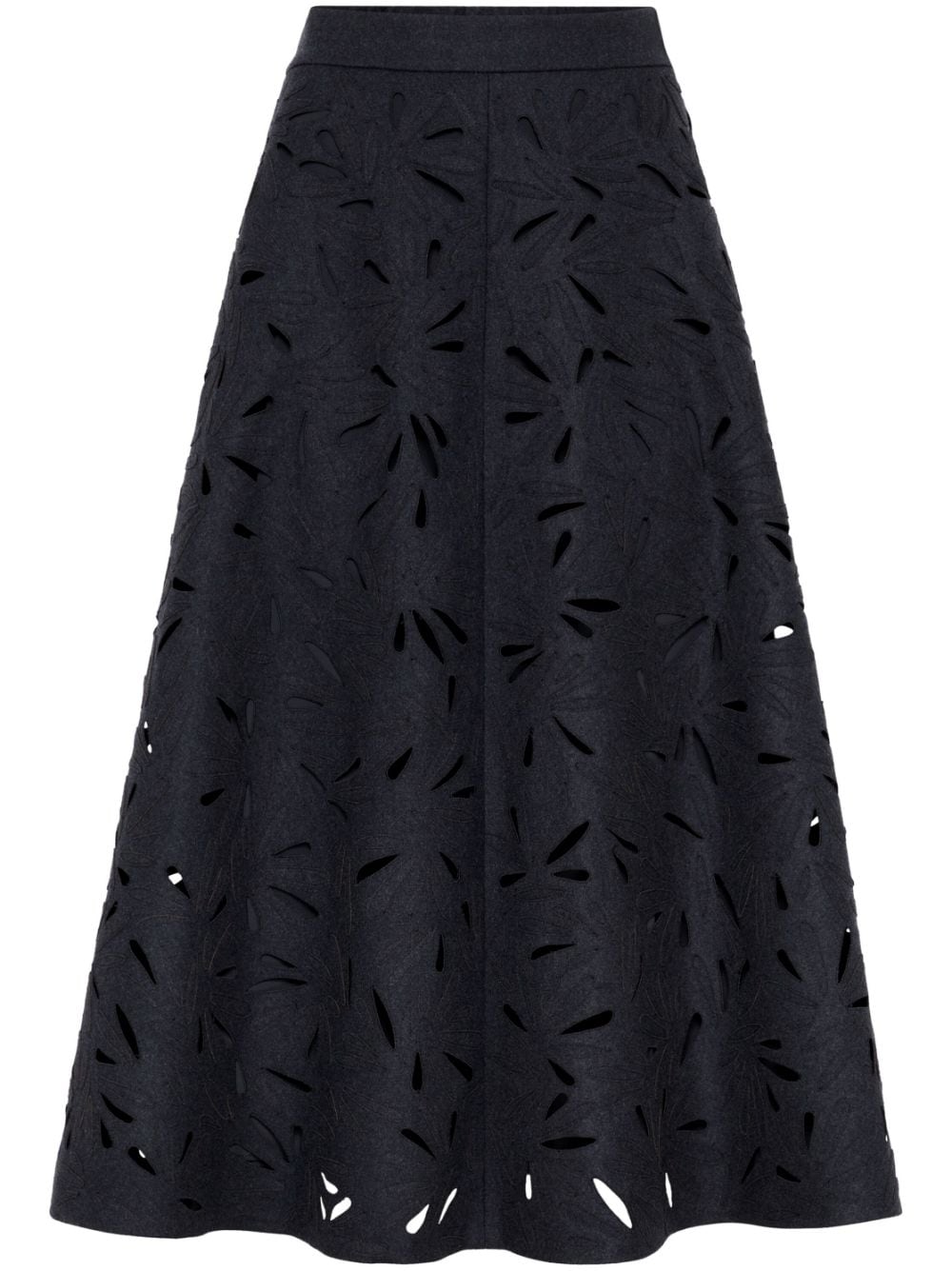 Brunello Cucinelli  laser-cut skirt