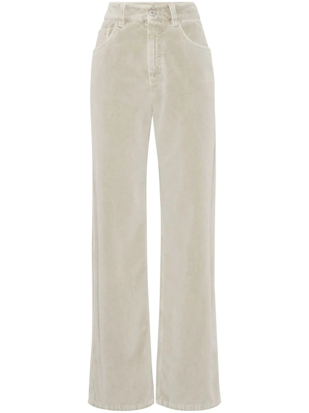 Brunello Cucinelli  mid-rise cotton trousers