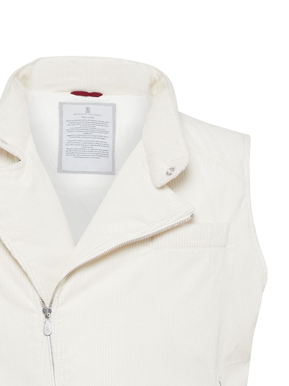 Brunello Cucinelli  padded corduroy down vest