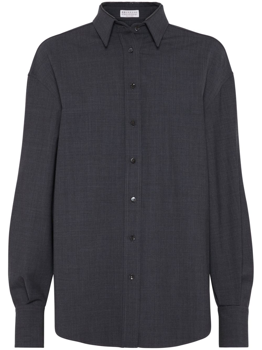 Brunello Cucinelli  Monili-detail long-sleeve shirt