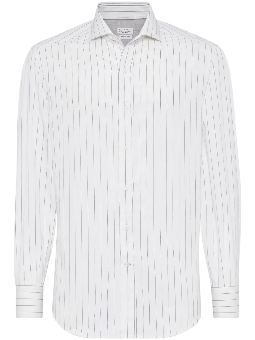 Brunello Cucinelli  stripe-printed cotton shirt