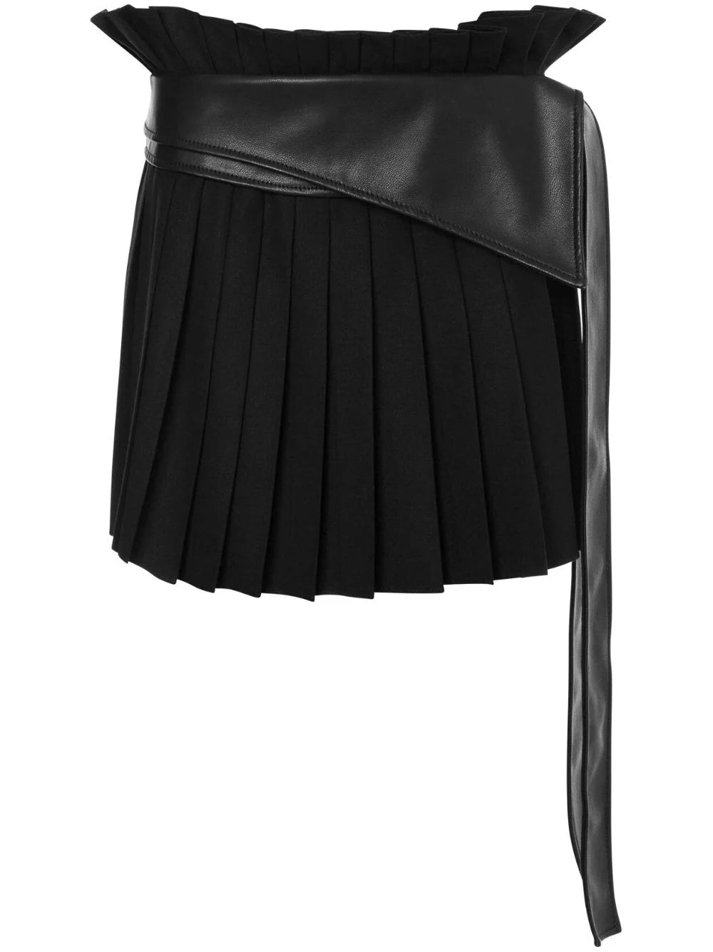 Alberta Ferretti  belted pleated mini skirt