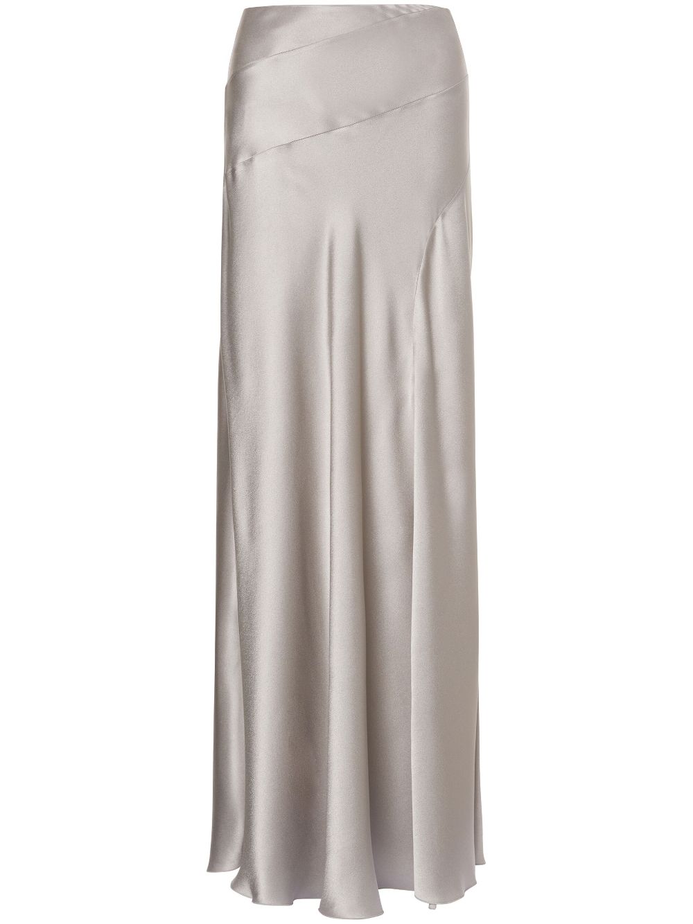 Alberta Ferretti  fluted satin maxi skirt