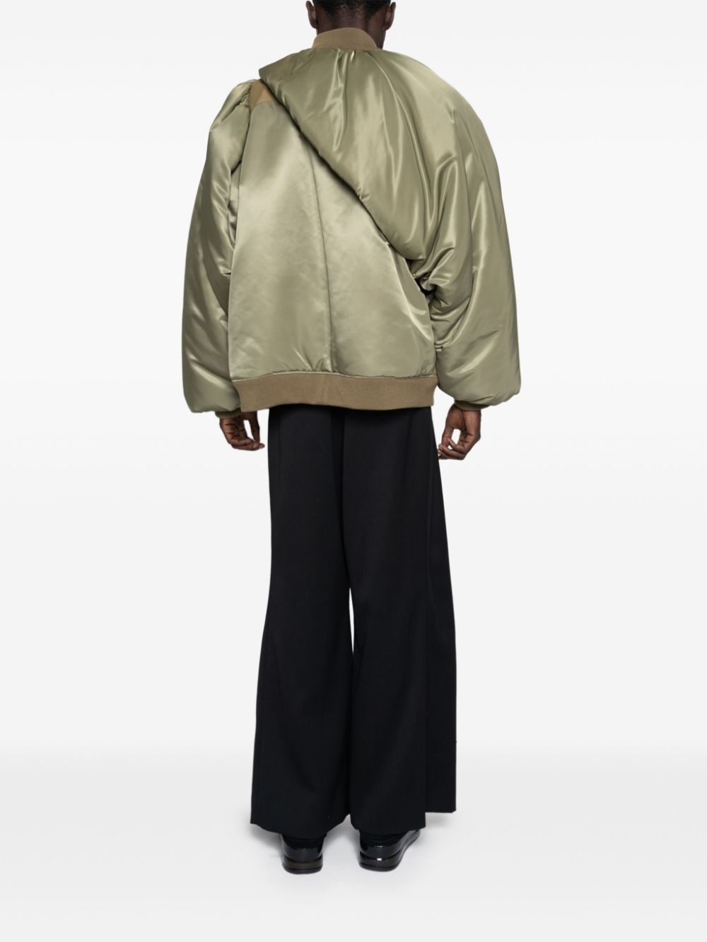 Yoshiokubo  satin-finish jacket