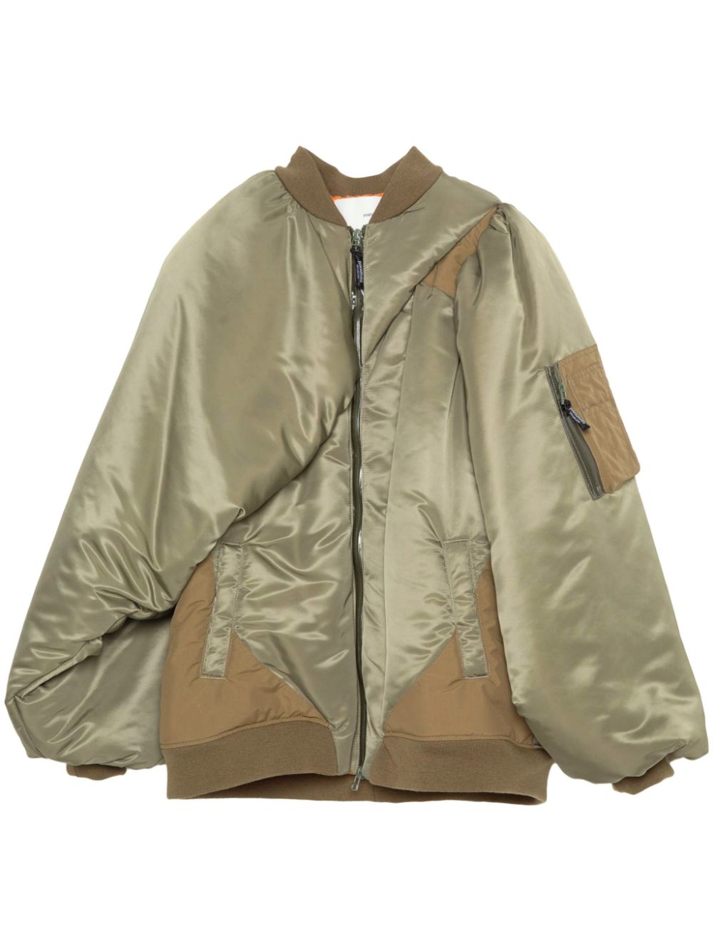 Yoshiokubo  satin-finish jacket