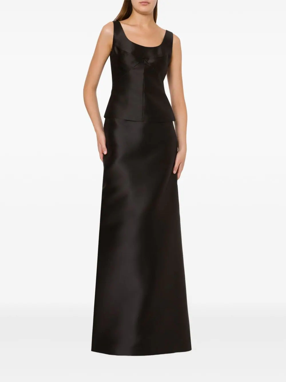 Alberta Ferretti  panelled satin top