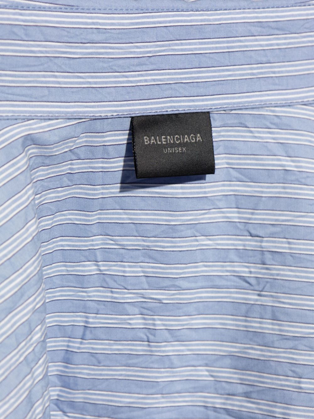 Balenciaga striped cotton shirt