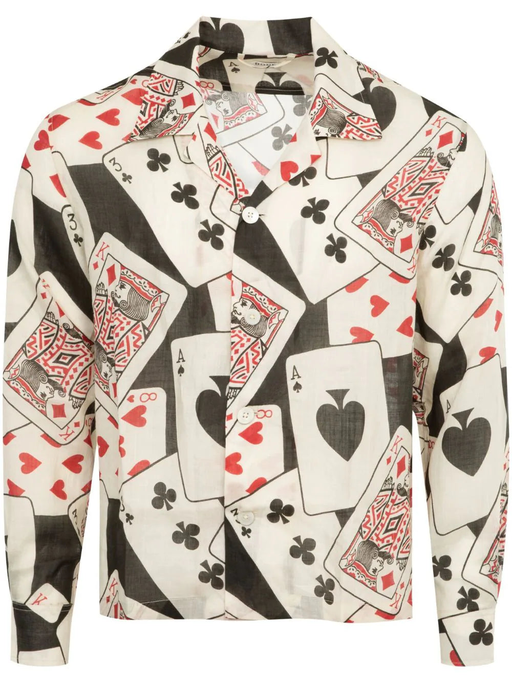 BODE  Ace of Spades-print long-sleeve shirt