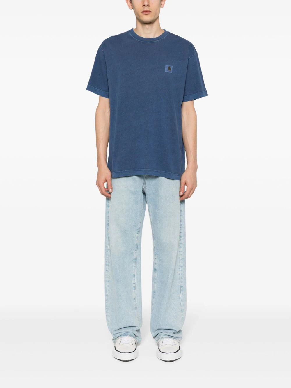 Carhartt WIP Nelson logo-patch cotton T-shirt