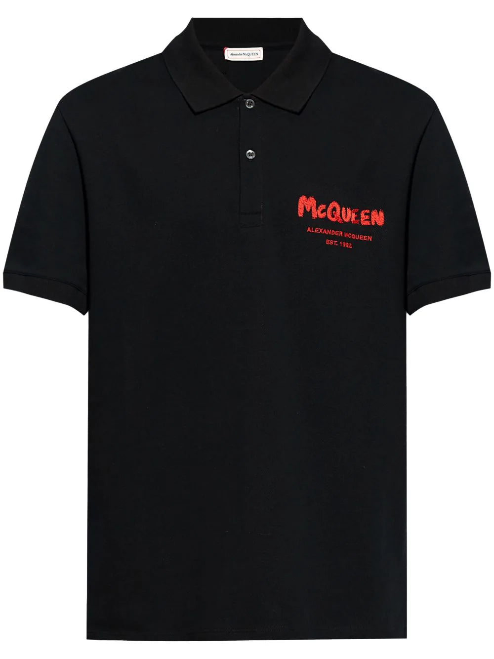 Alexander McQueen  logo-print polo shirt